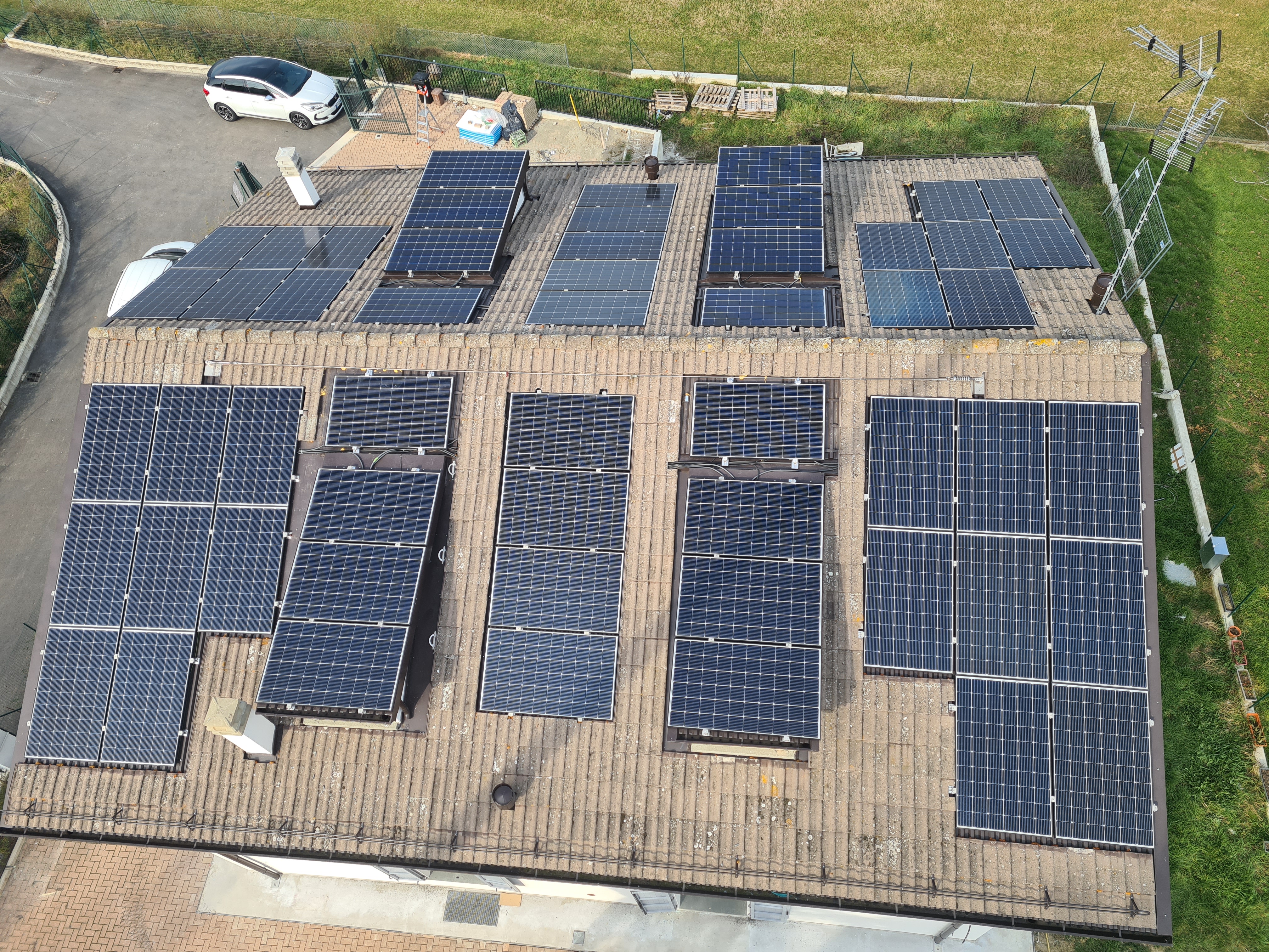 Impianto fotovoltaico su casa singola a San Polo d'Enza