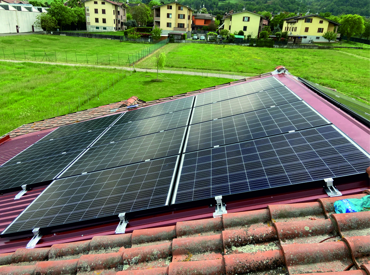 Impianto fotovoltaico con accumulo Quattro Castella